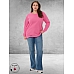 KAFFE CURVE Sweatshirt Pink Power